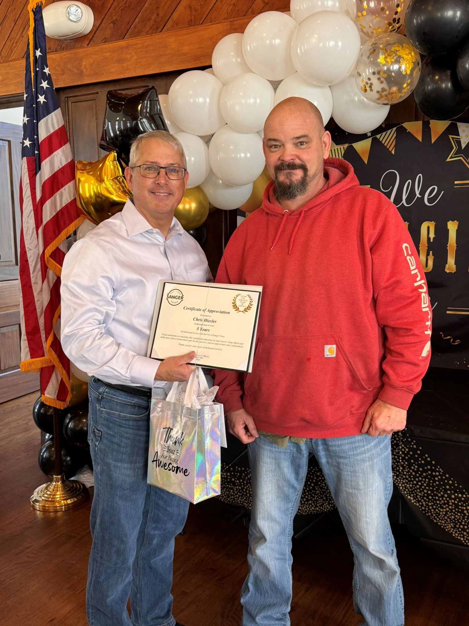 Employee Service Award Photo