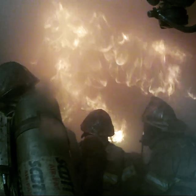 Fire Department Responding to a Fire 3