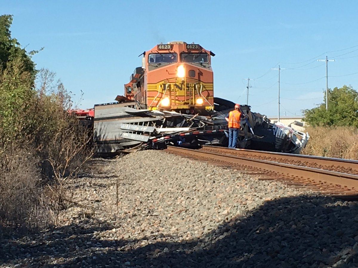 Train Crashed Into a Semi Truck