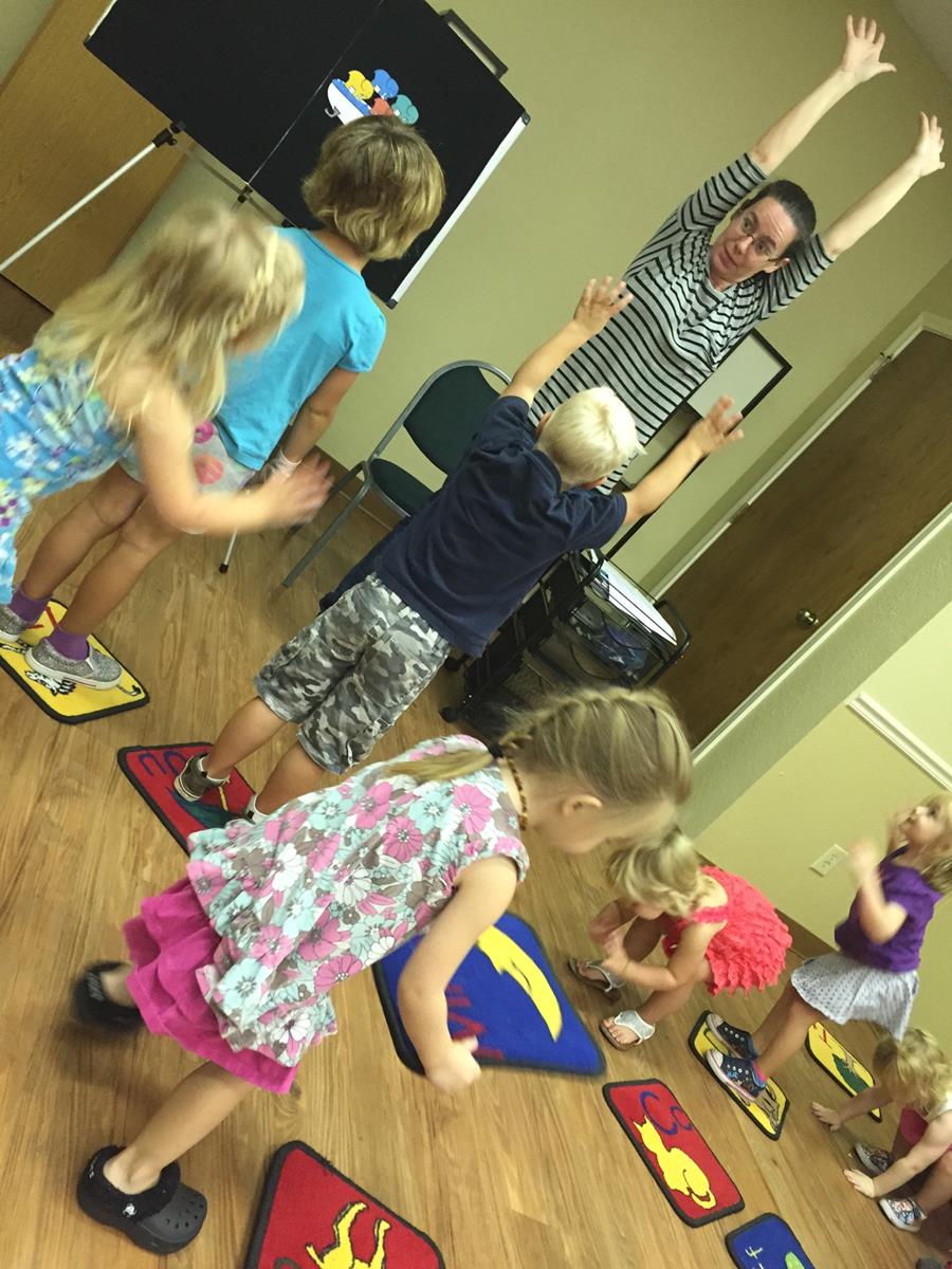 Young Children Dancing During Storytime